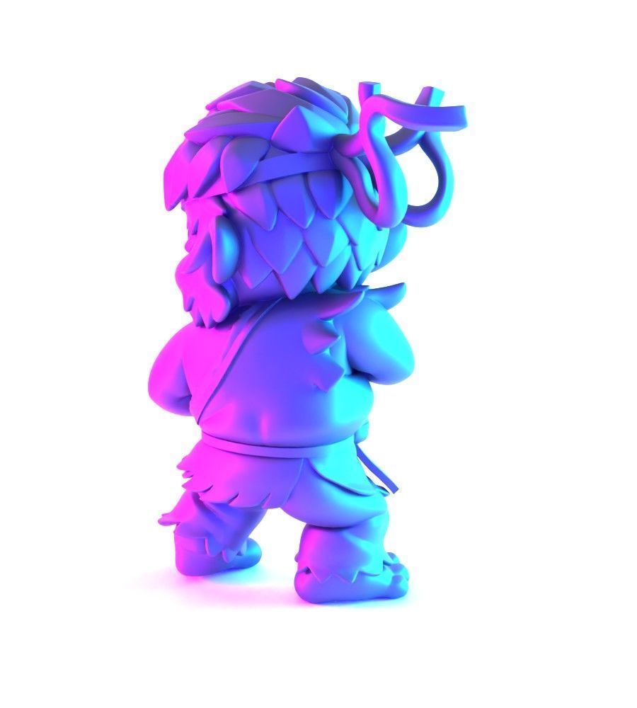 Mario Bros Ryu Street Fighter toy 3D print model_8