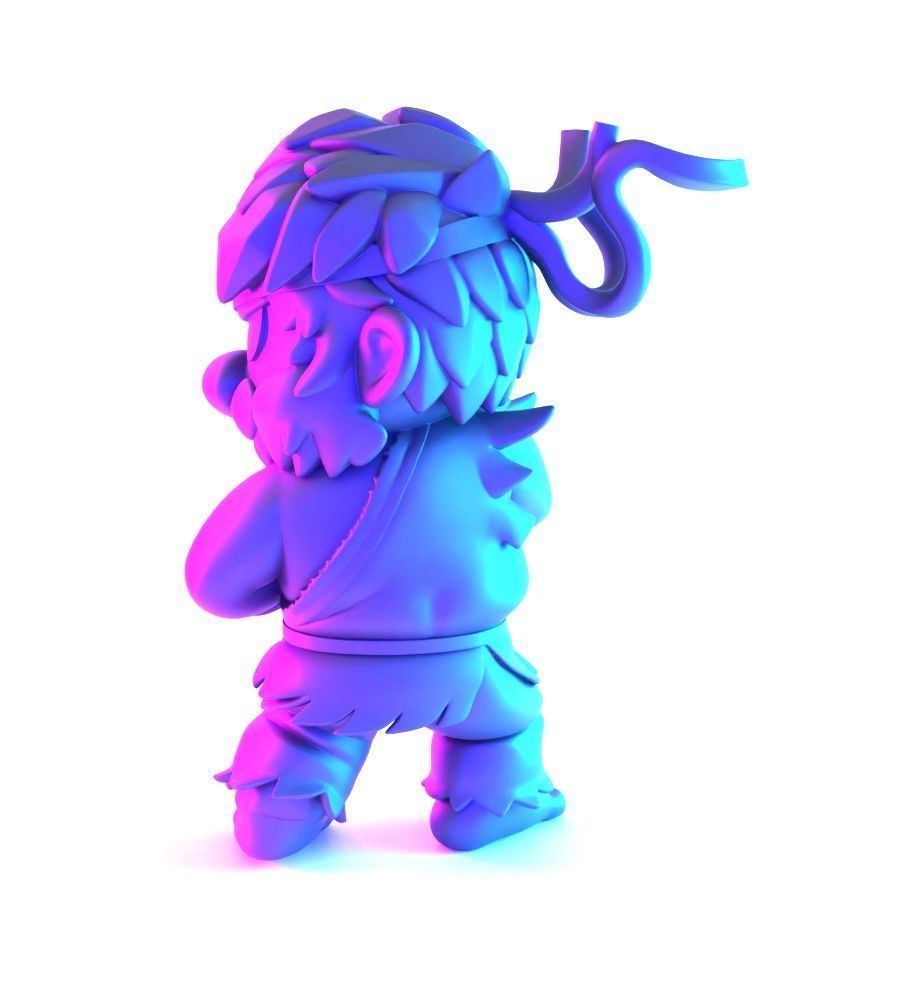 Mario Bros Ryu Street Fighter toy 3D print model_6