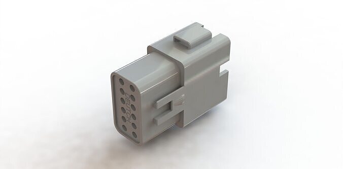 Conector Eletrico 87695724 Case New Holland Electric Connector 3D model