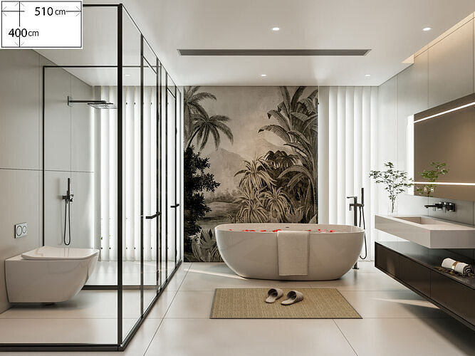 Bathroom 13 3D model