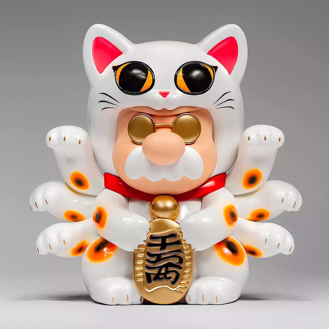 Chinese Lucky Mario Bros Neko toy 3D print model_0