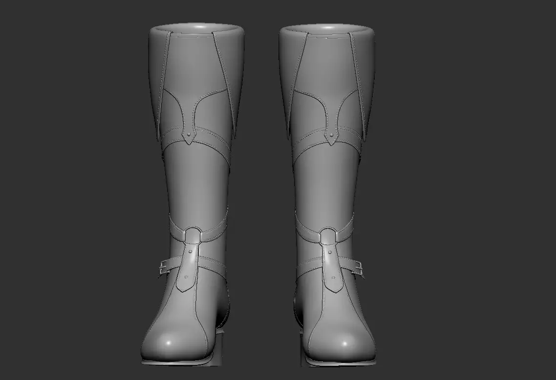 ELF BOOTS 3D print model_0