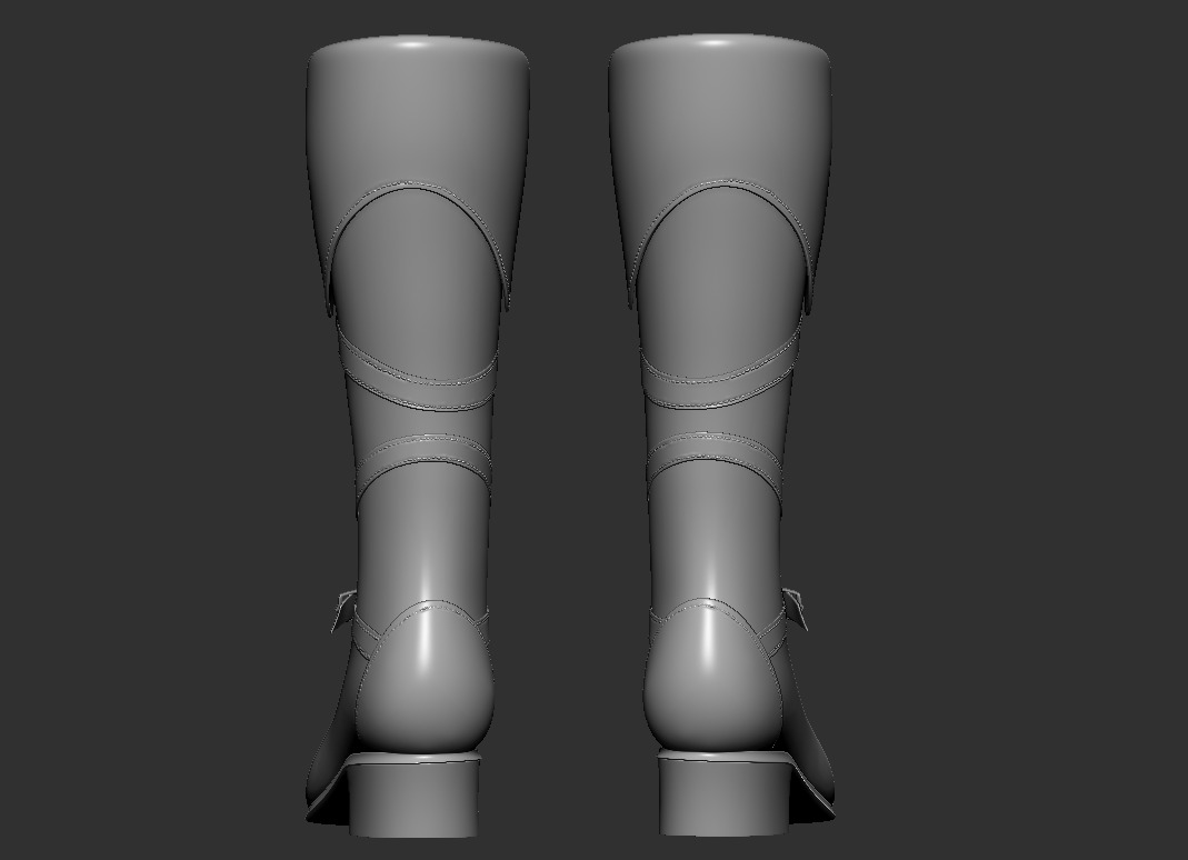 ELF BOOTS 3D print model_6