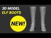 ELF BOOTS 3D print model_1