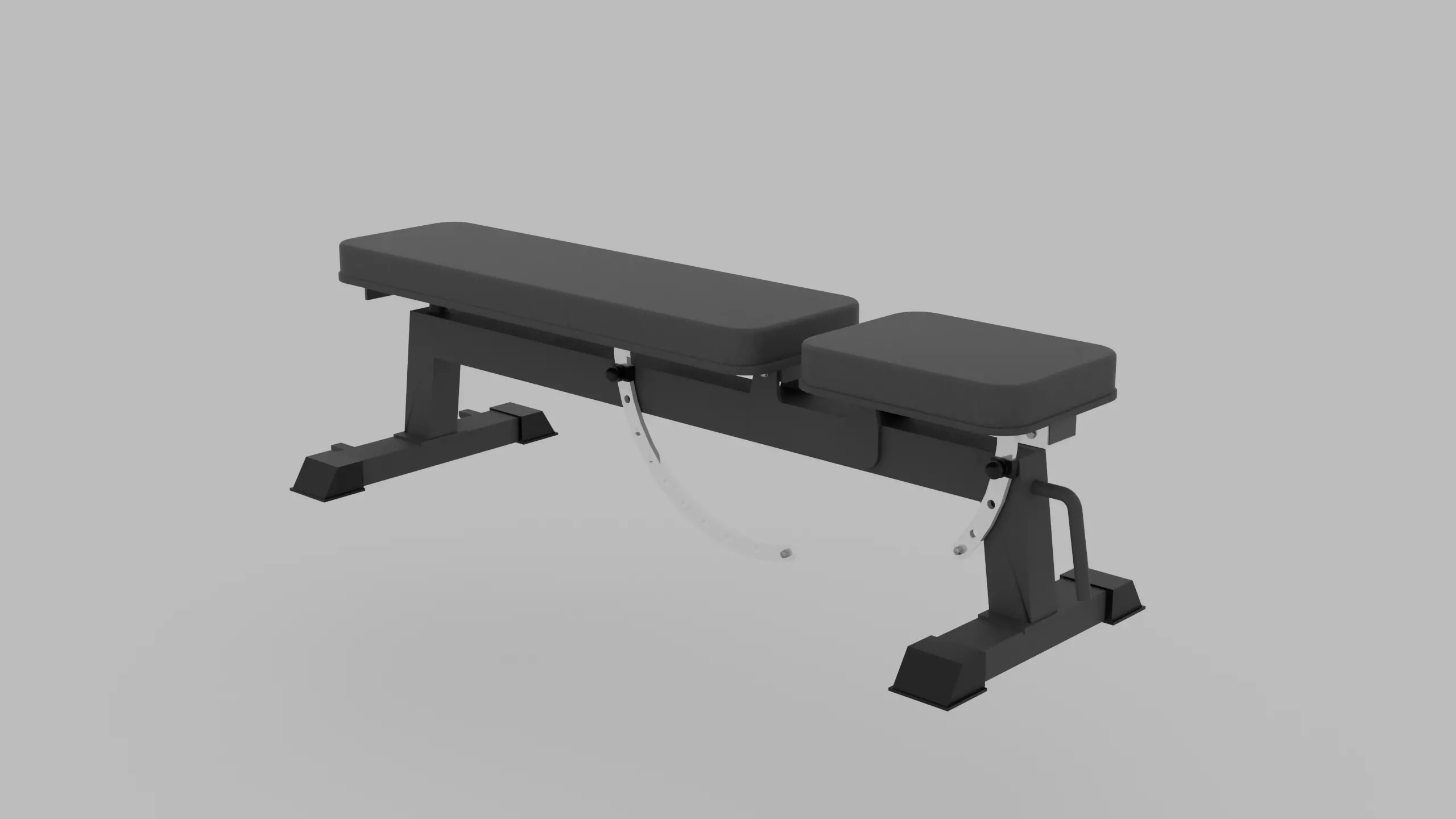Adjustable Weight Bench 3D model