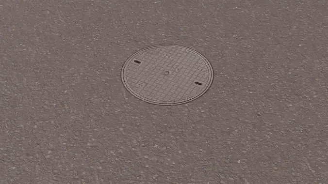 3 types Manhole decal