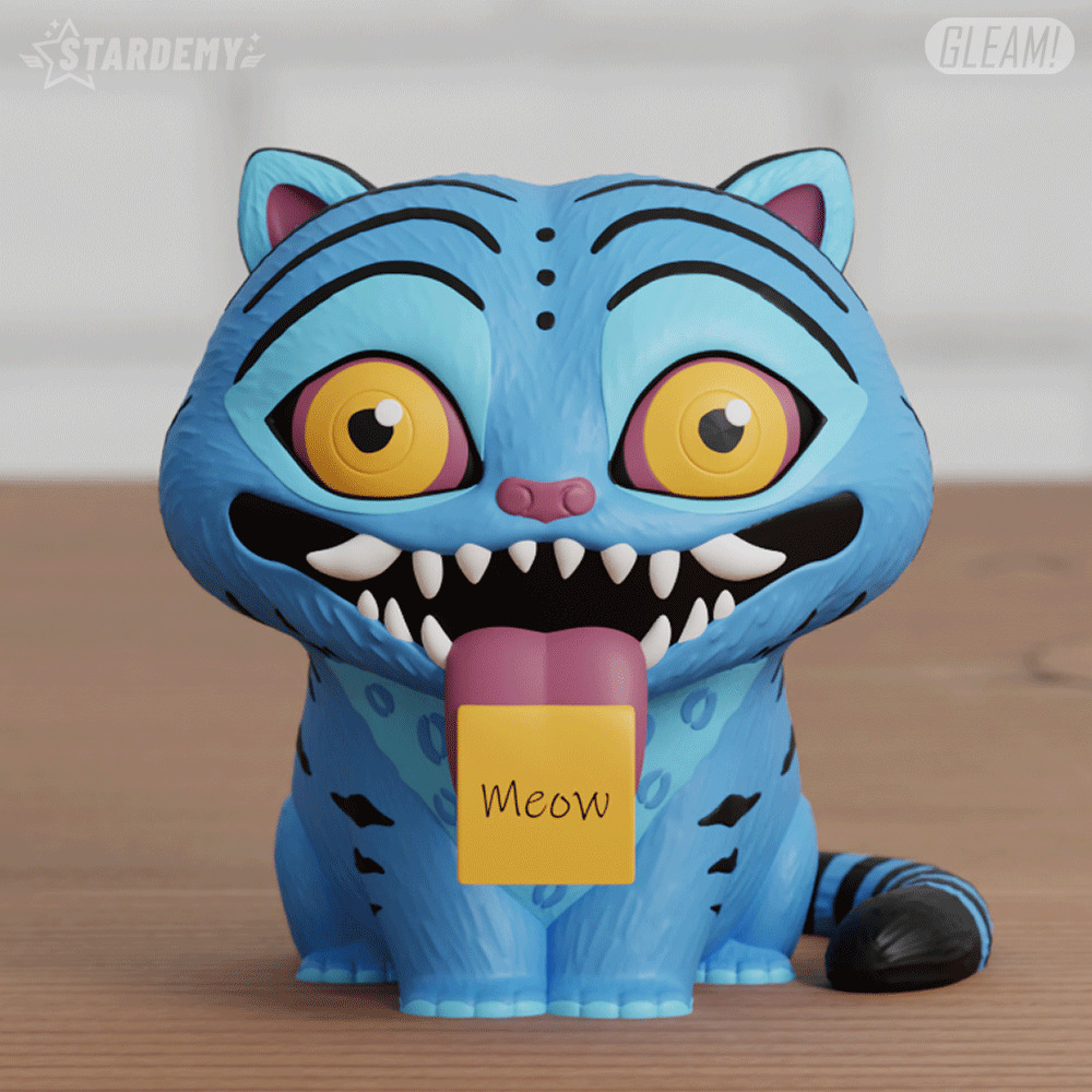 Tiger Derpy Kpop Demon Hunters Fanart Custom Message Planter 3D print model_7