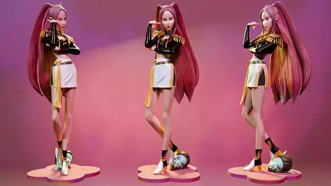 KPOP DEMON HUNTERS MIRA 3D print model