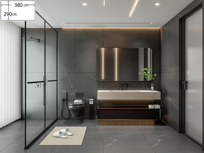 Bathroom 20 3D model