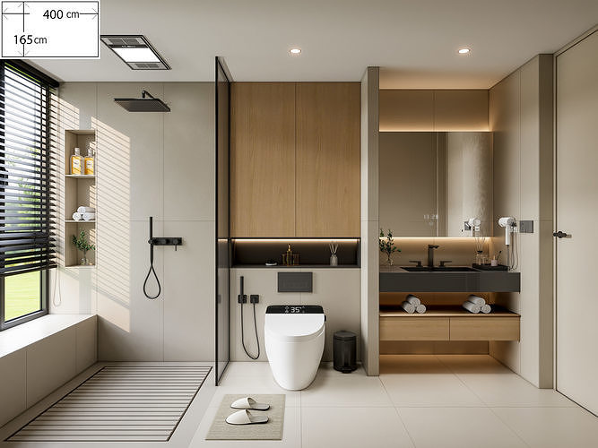 Bathroom 22 3D model