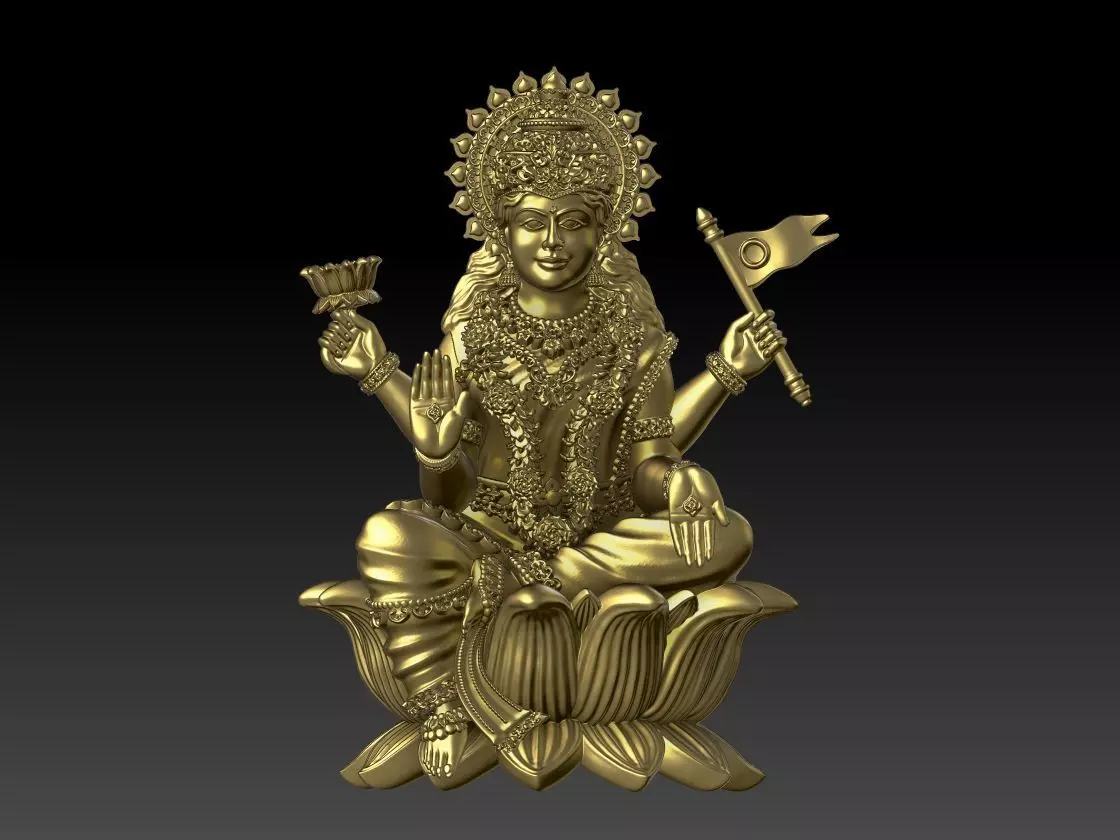 LAKSHMI PENDENT 3D print model