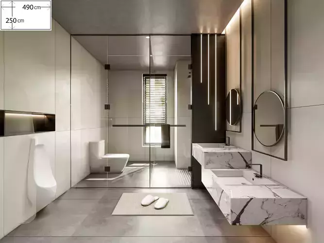Bathroom 23 3D model