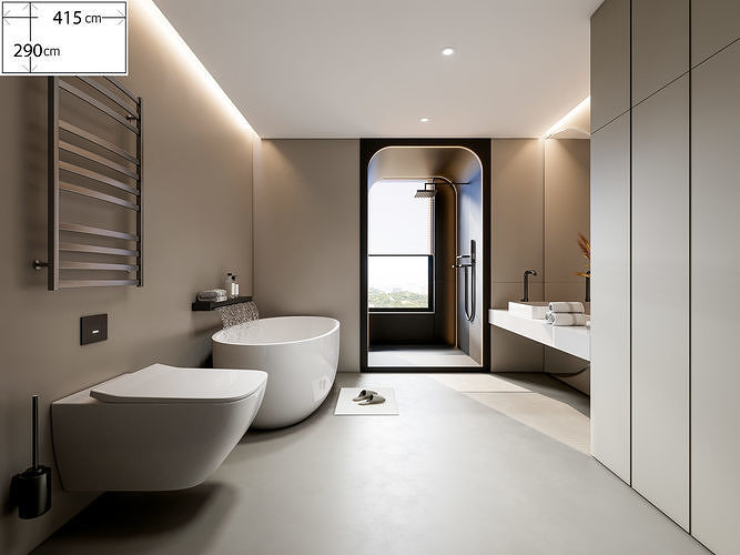 Bathroom 24 3D model
