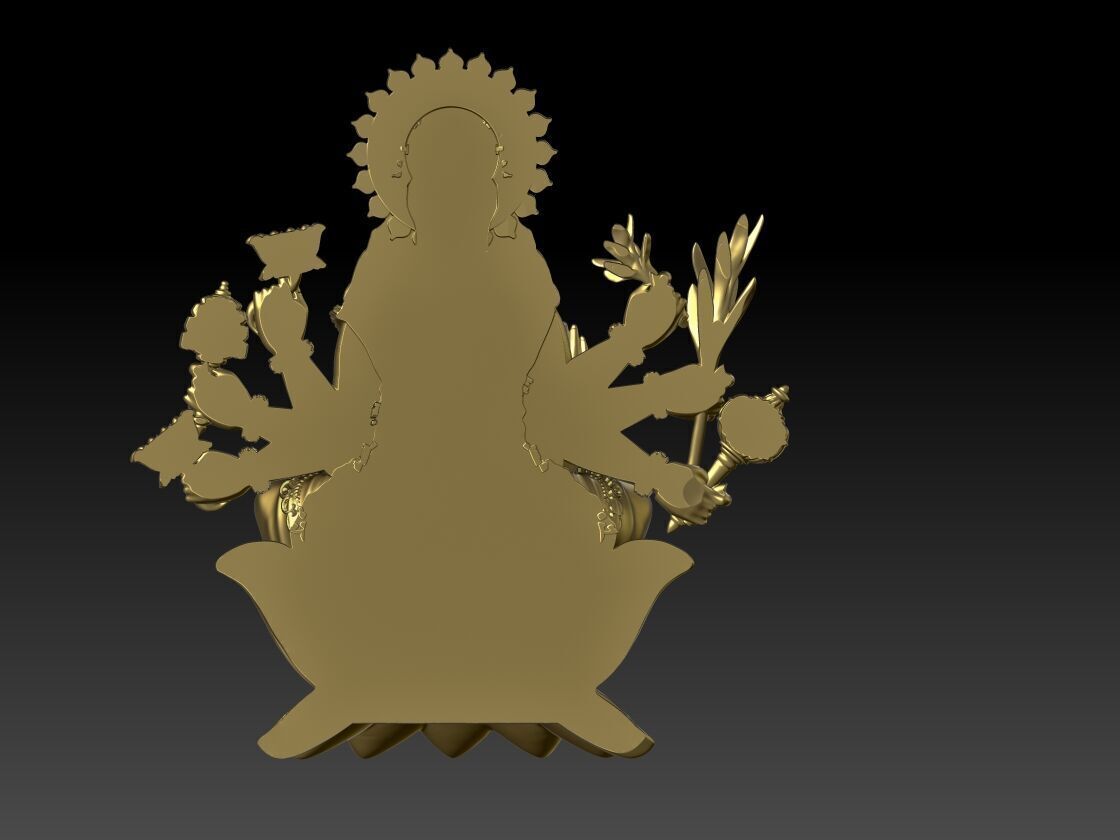 DHANYA LAKSHMI GRAIN LAKSHMI LAXMI 3D print model_3