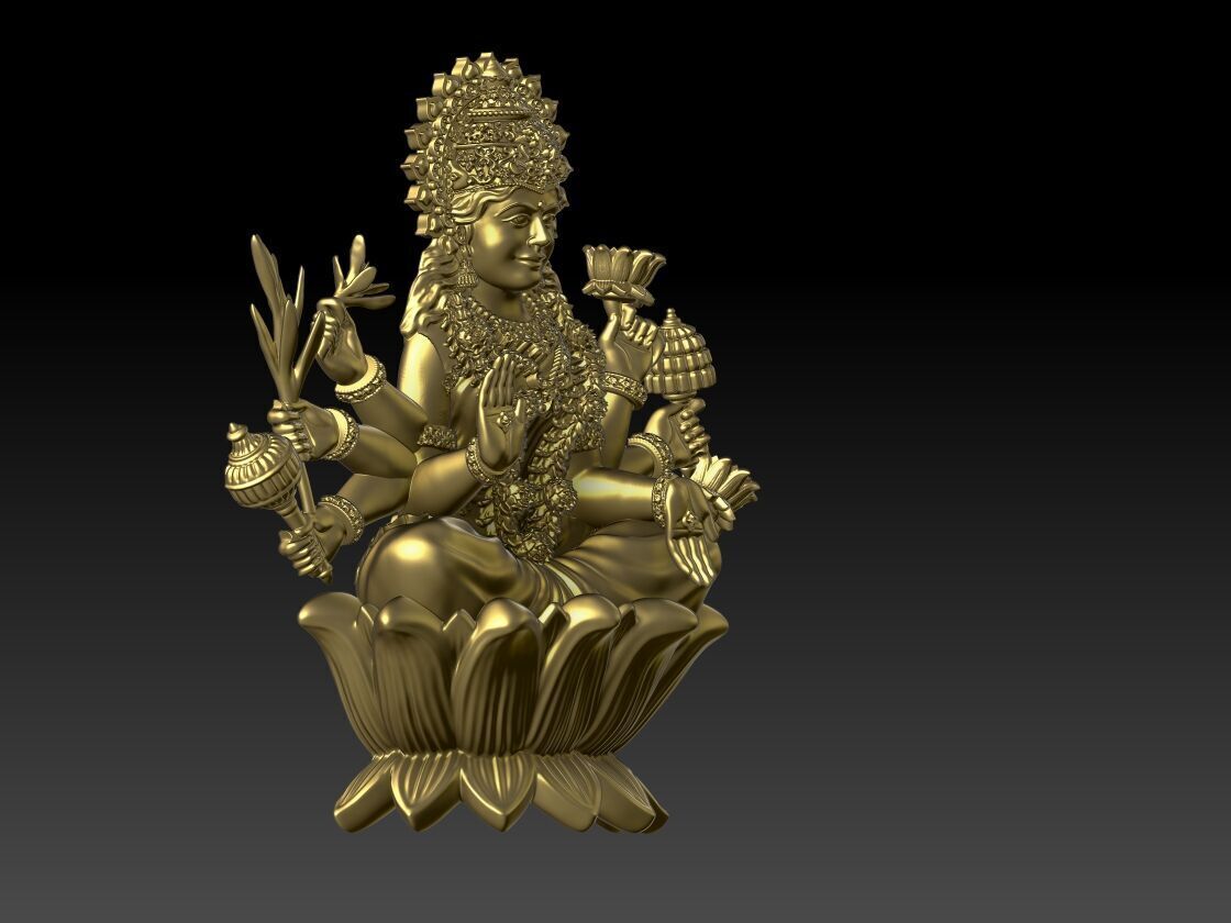 DHANYA LAKSHMI GRAIN LAKSHMI LAXMI 3D print model_1
