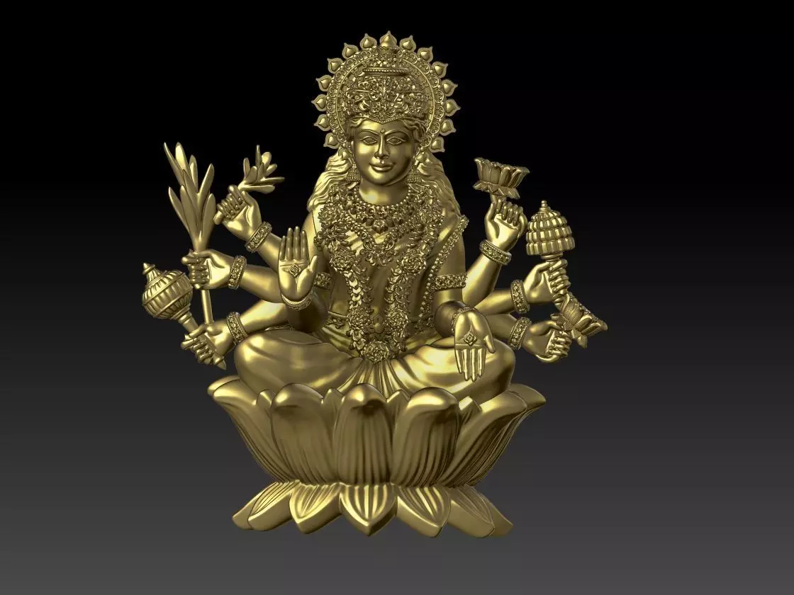 DHANYA LAKSHMI GRAIN LAKSHMI LAXMI 3D print model_0