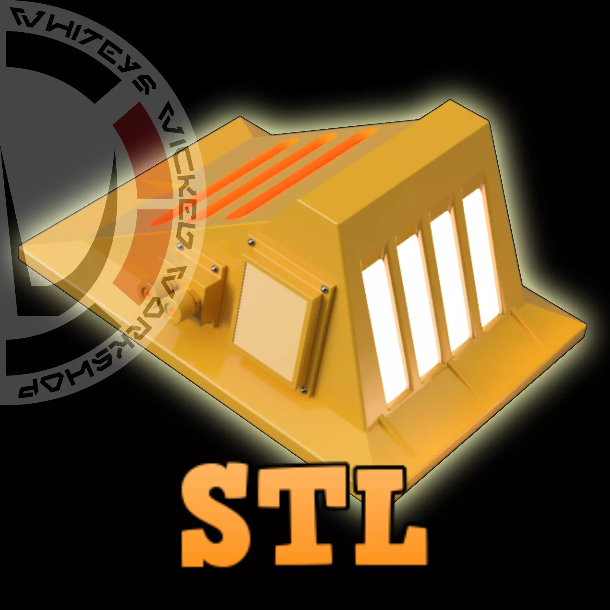 Star Wars Landing Pad Lighting Prop 3D STL 3D print model