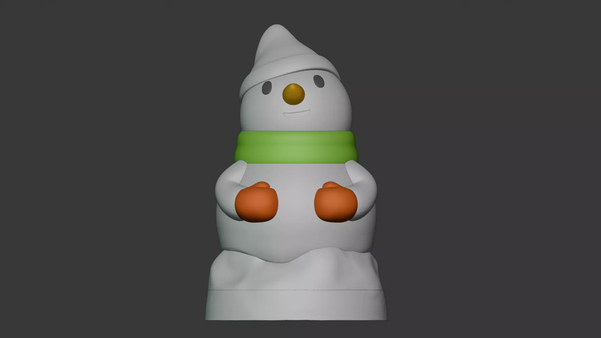 snowman lamp 3D printing Free 3D print model