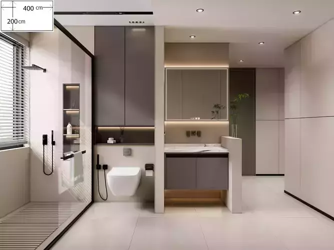 Bathroom 29 3D model