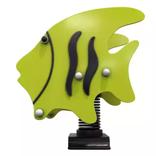 YellowFish SpringSwing Rider 3D Model  PBR Textured 4K