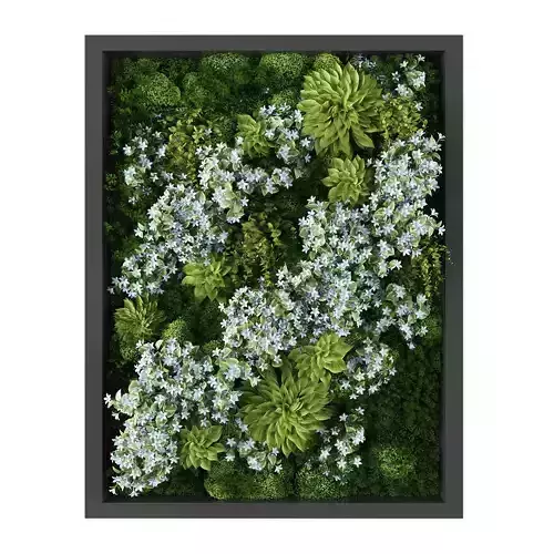 Vertical garden 262 Low-poly 3D model