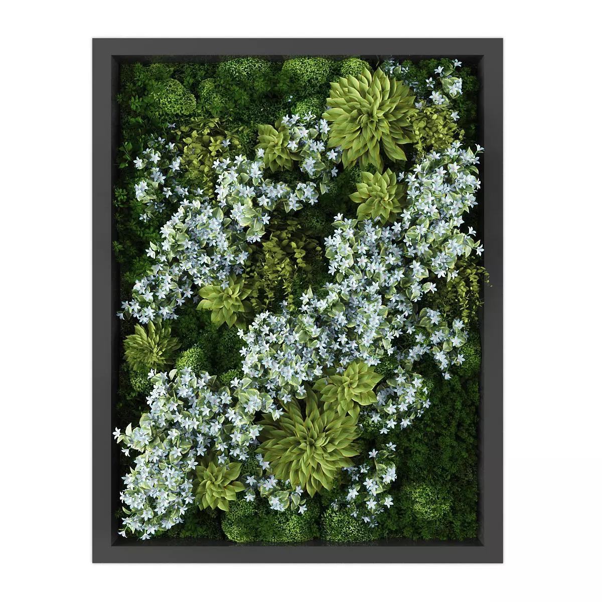 Vertical garden 262 Low-poly 3D model_0