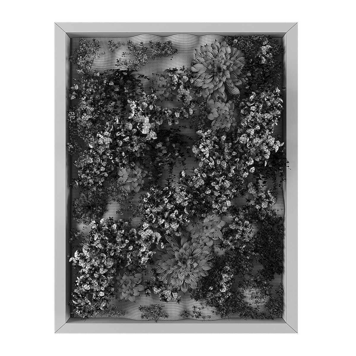 Vertical garden 262 Low-poly 3D model_1