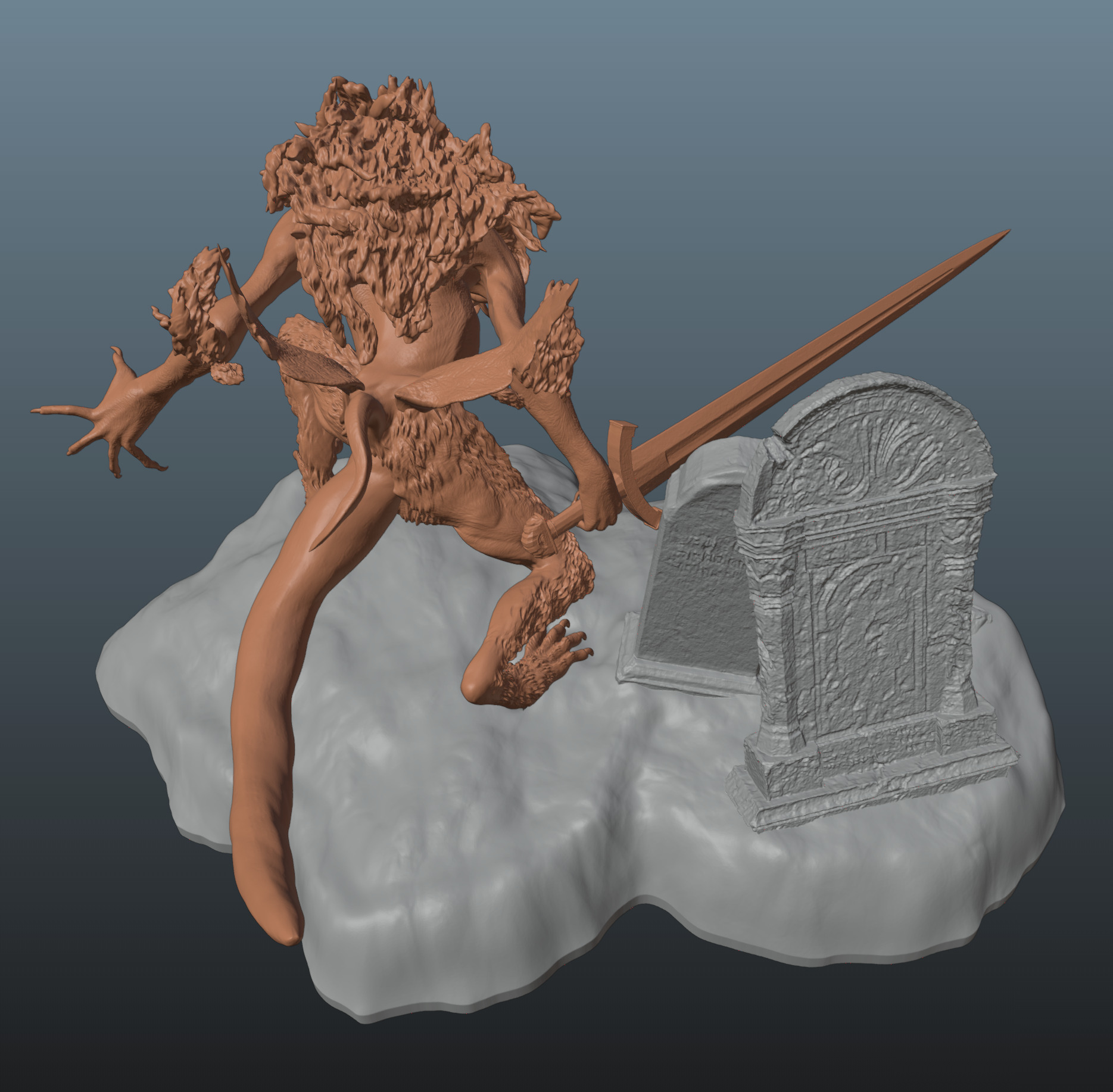 Elden Ring Leonine Misbegotten 3D print model_4
