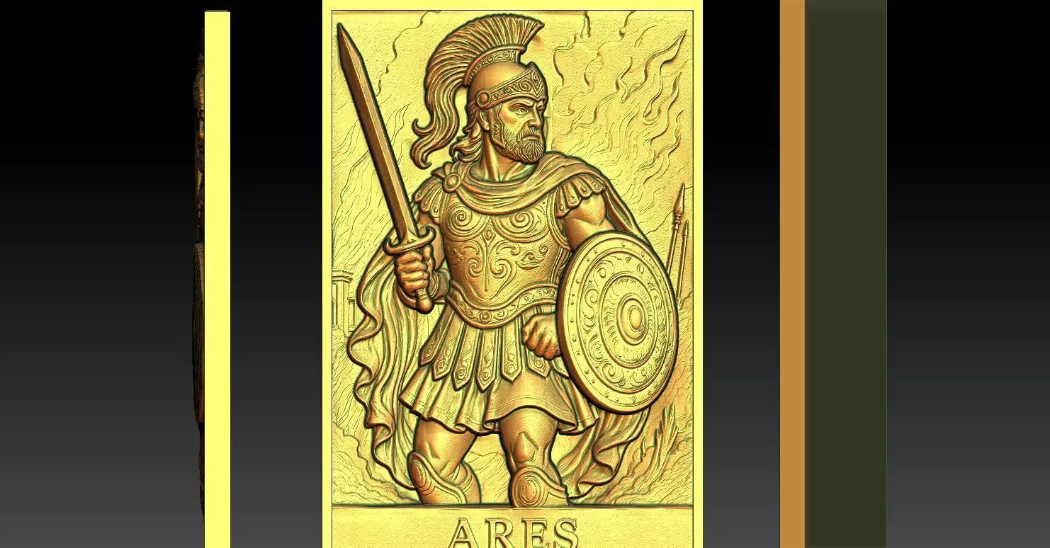 1 Ares CNC Relief Model 3D print model