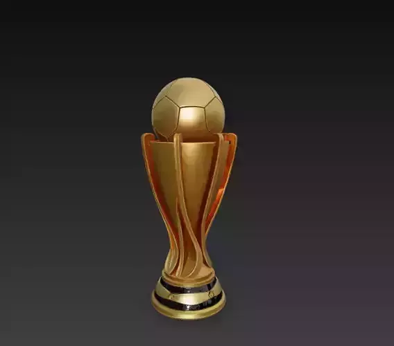 Dimensions Dz Special football trophy 3D print model Dimensions Dz Special football trophy 3D print model