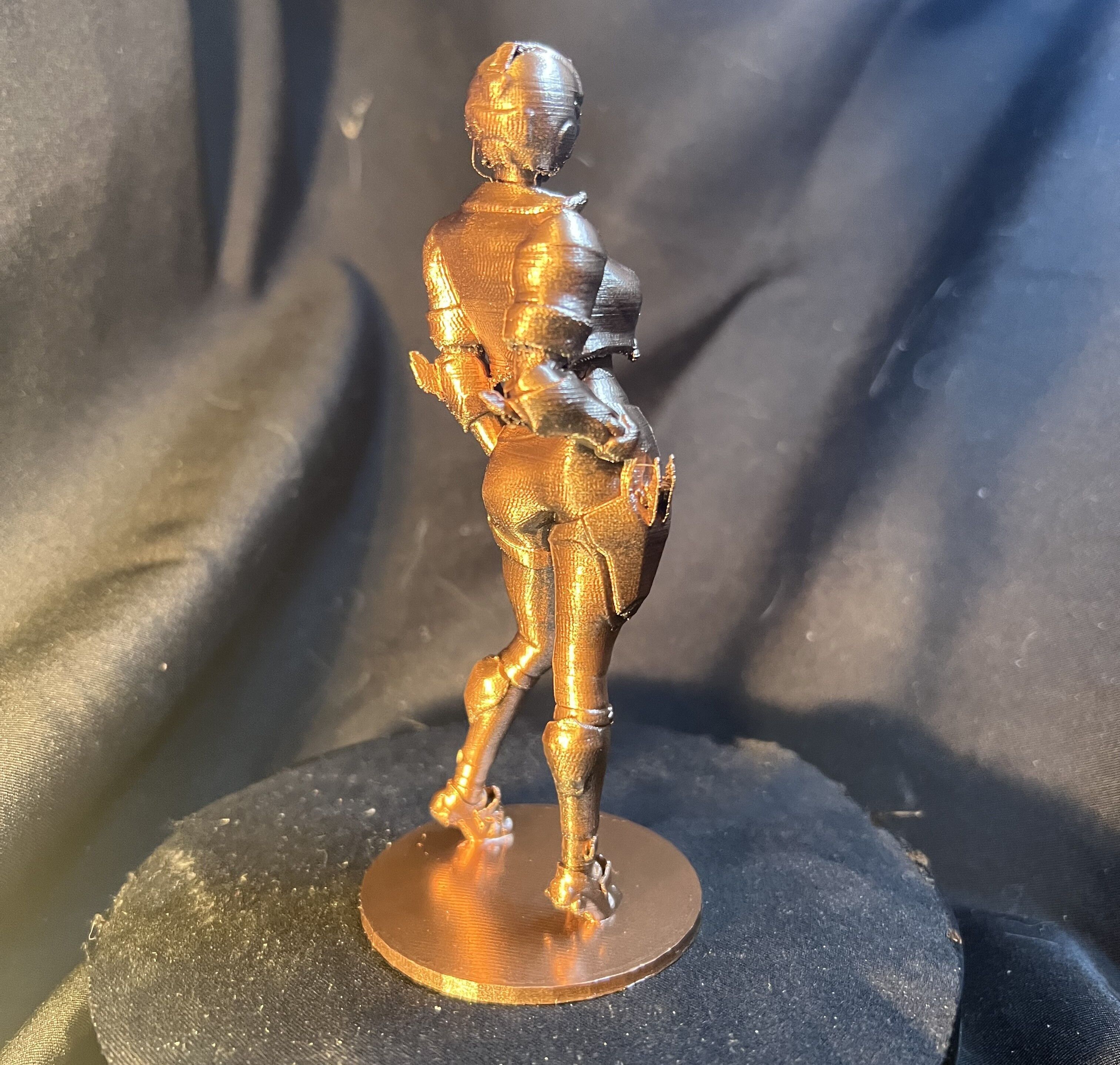 Futuristic Female Pilot 3D print model_1