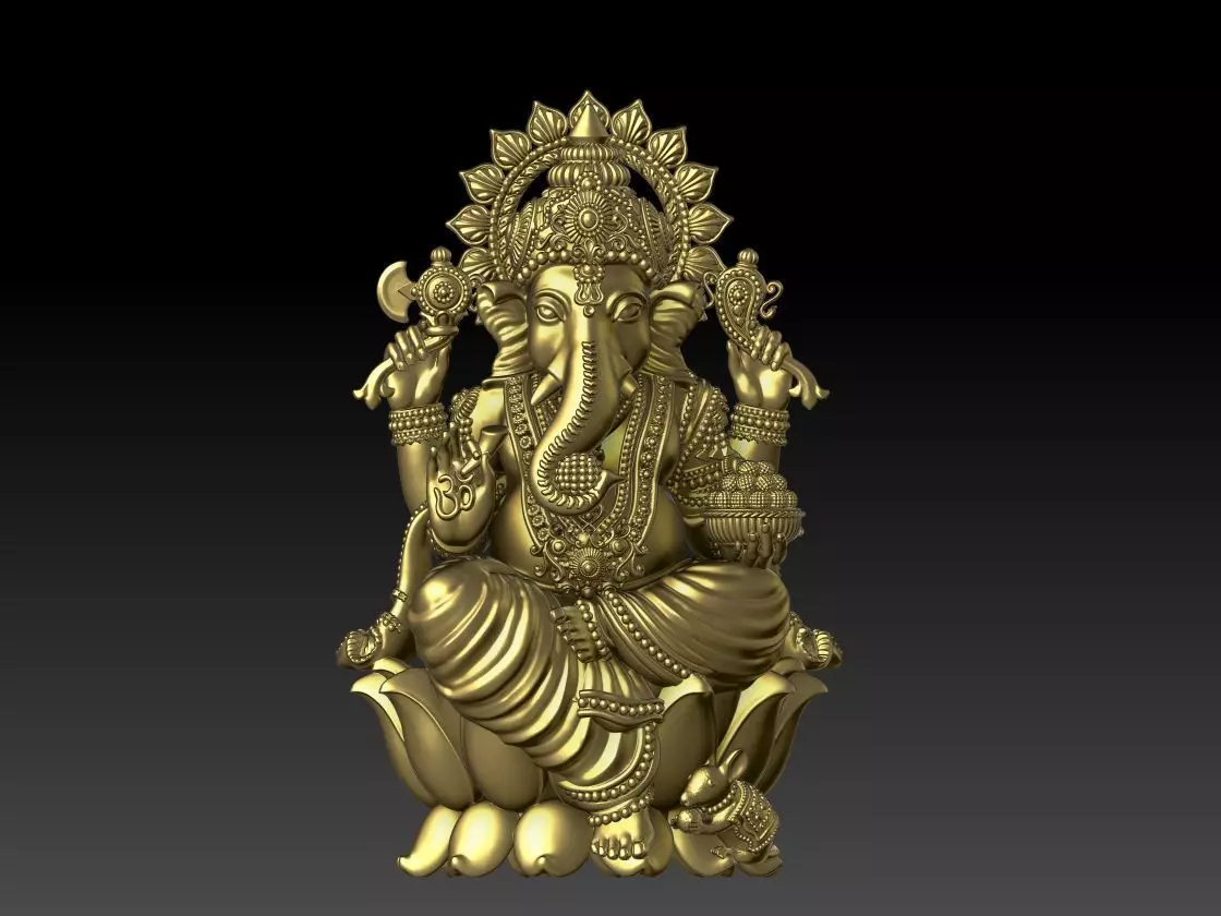 GANESH JI MURTI MODEL 3D print model_0