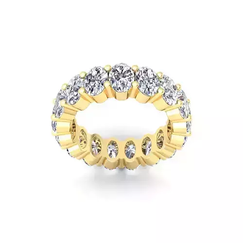Women Engagement Diamond Ring 3d Model and Render 1