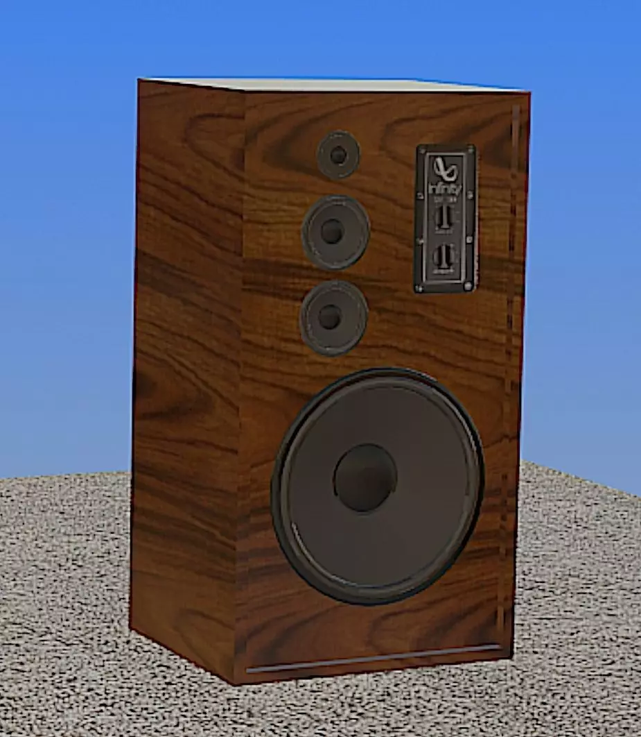 Infinity SM-152 Speaker - High Poly Free 3D model