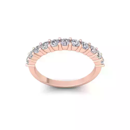 Women Engagement Diamond Ring 3d Model and Render 9