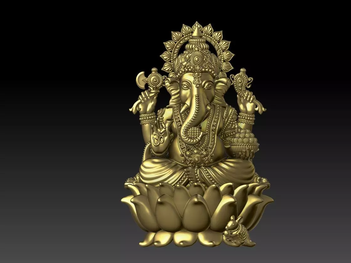 GANESH JI MURTI MODEL 02 3D print model_0