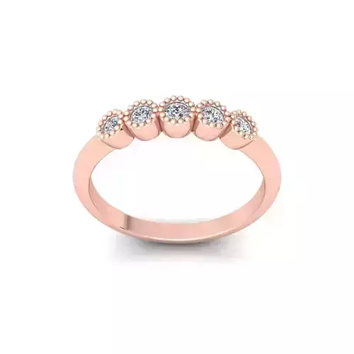 Women Engagement Diamond Ring 3d Model and Render 18