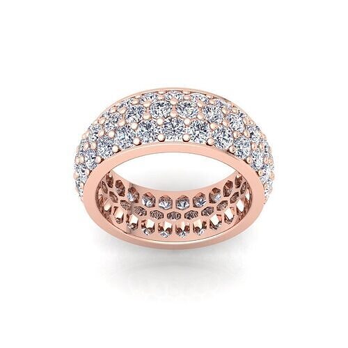 Women Engagement Diamond Ring 3d Model and Render 25 3D print model
