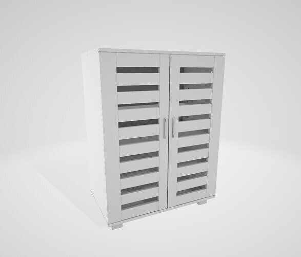 ALFORDSON Shoe Cabinet 3D model