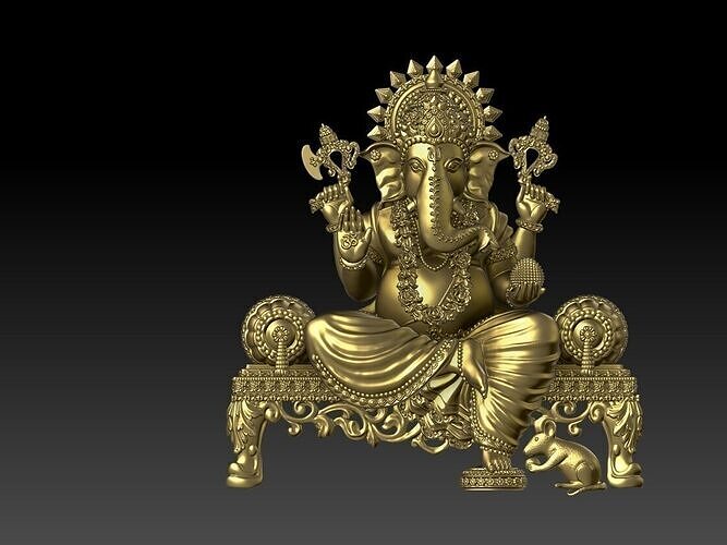 GANESH JI MURTI MODEL 05 3D print model
