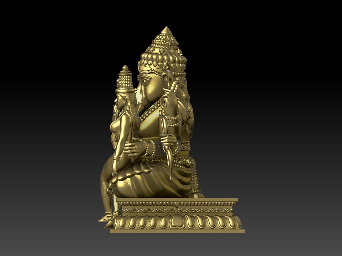 GANESH JI MURTI MODEL 06 3D print model_3