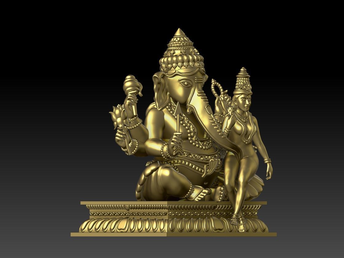 GANESH JI MURTI MODEL 06 3D print model_1