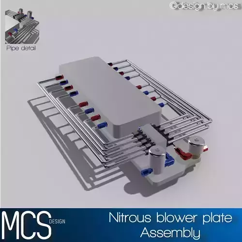 Nitrous Injection Plate for Blower