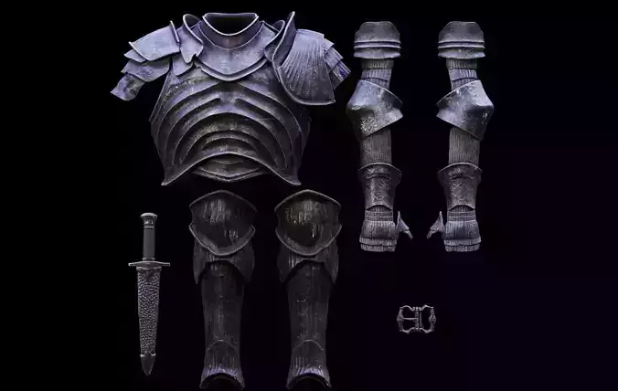 SOUL OF CINDER Plate Armor Set Premium STL Fan Art Model