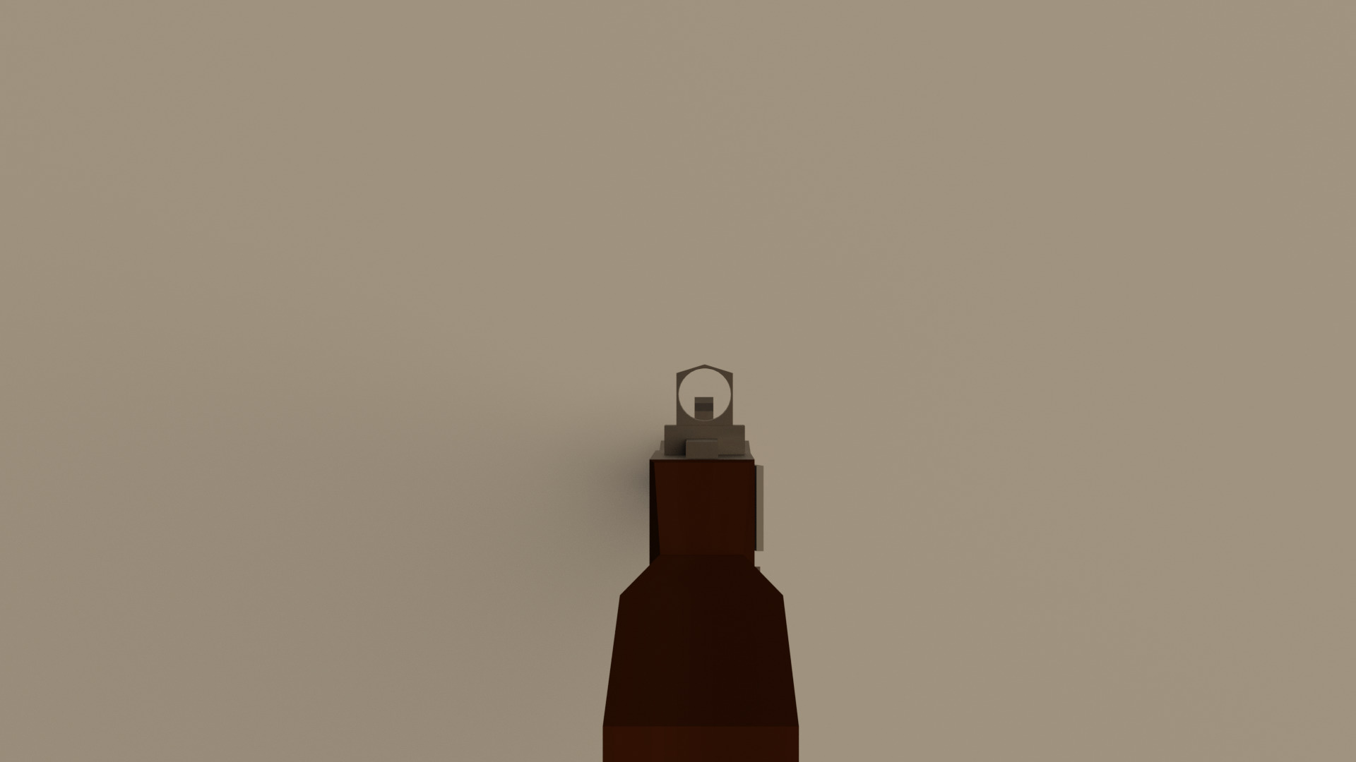 Low Poly Shotgun Low-poly 3D model_2