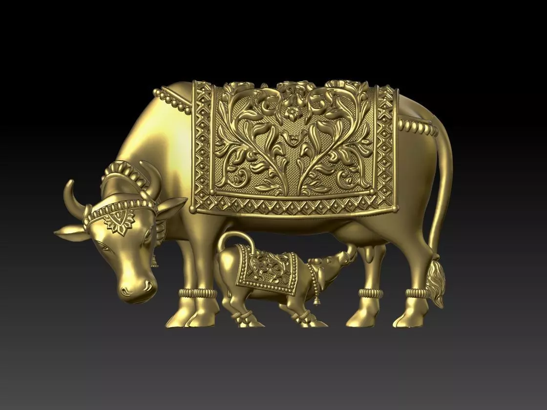 GOW MATA COW MURTI MODEL 3D print model_0
