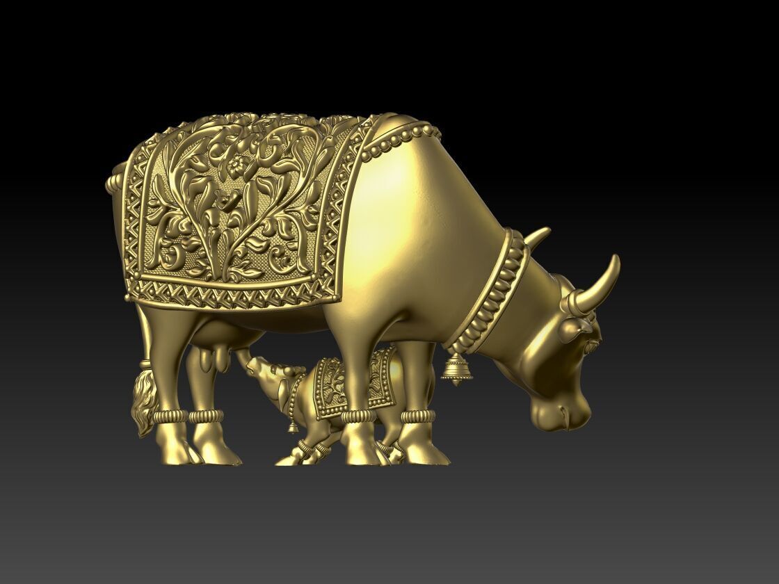GOW MATA COW MURTI MODEL 3D print model_2