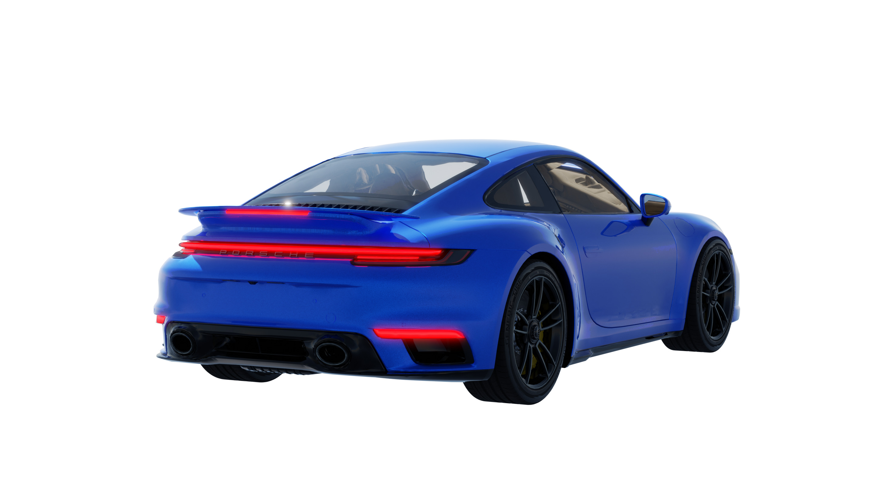 Car Rigged - Porsche 911 3D model_5
