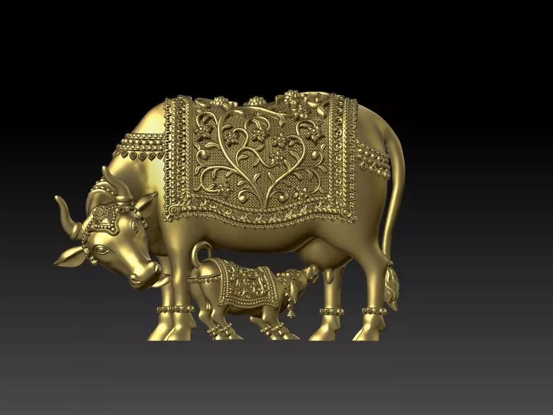 GOW MATA COW MURTI MODEL 02 3D print model_0