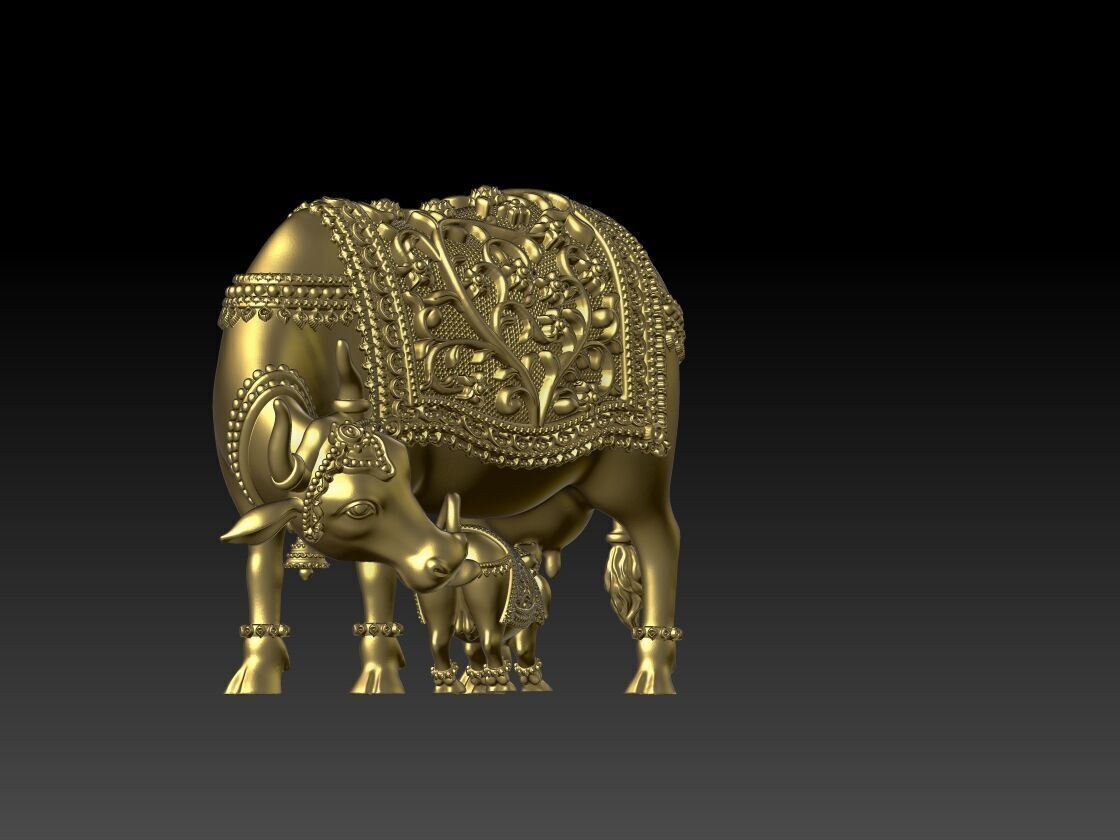 GOW MATA COW MURTI MODEL 02 3D print model_1